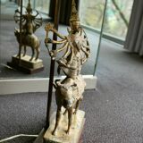 Bronze Shiva lamp.