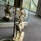 Shiva lamp in bronze.