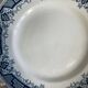 6 ironstone flat plates, antique earthenware from Saint Amand and Hamage