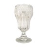 Vase 1960 carved Bohemian crystal