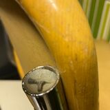 Pair vintage sled reception chairs