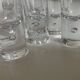 Set of 6 Scandinavian bubble foot vodka shots 1970