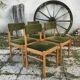 Lot de 4 chaises Baumann vintage