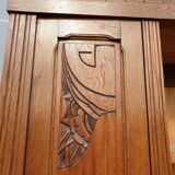 Art deco oak library