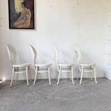 Set of 4 Baumann bistro chairs, Mouette model