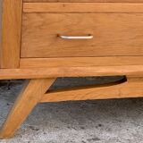 Commodity feet compass solid raw wood 1950