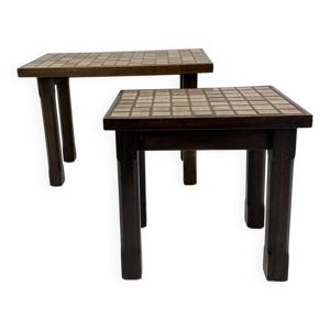 ensemble de 2 tables - massif