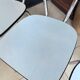 Série de 4 chaises Formica bleues vintage