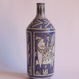 Abstract Sgraffito Bottle by Fratelli Fanciullacci, Italy, 1950s