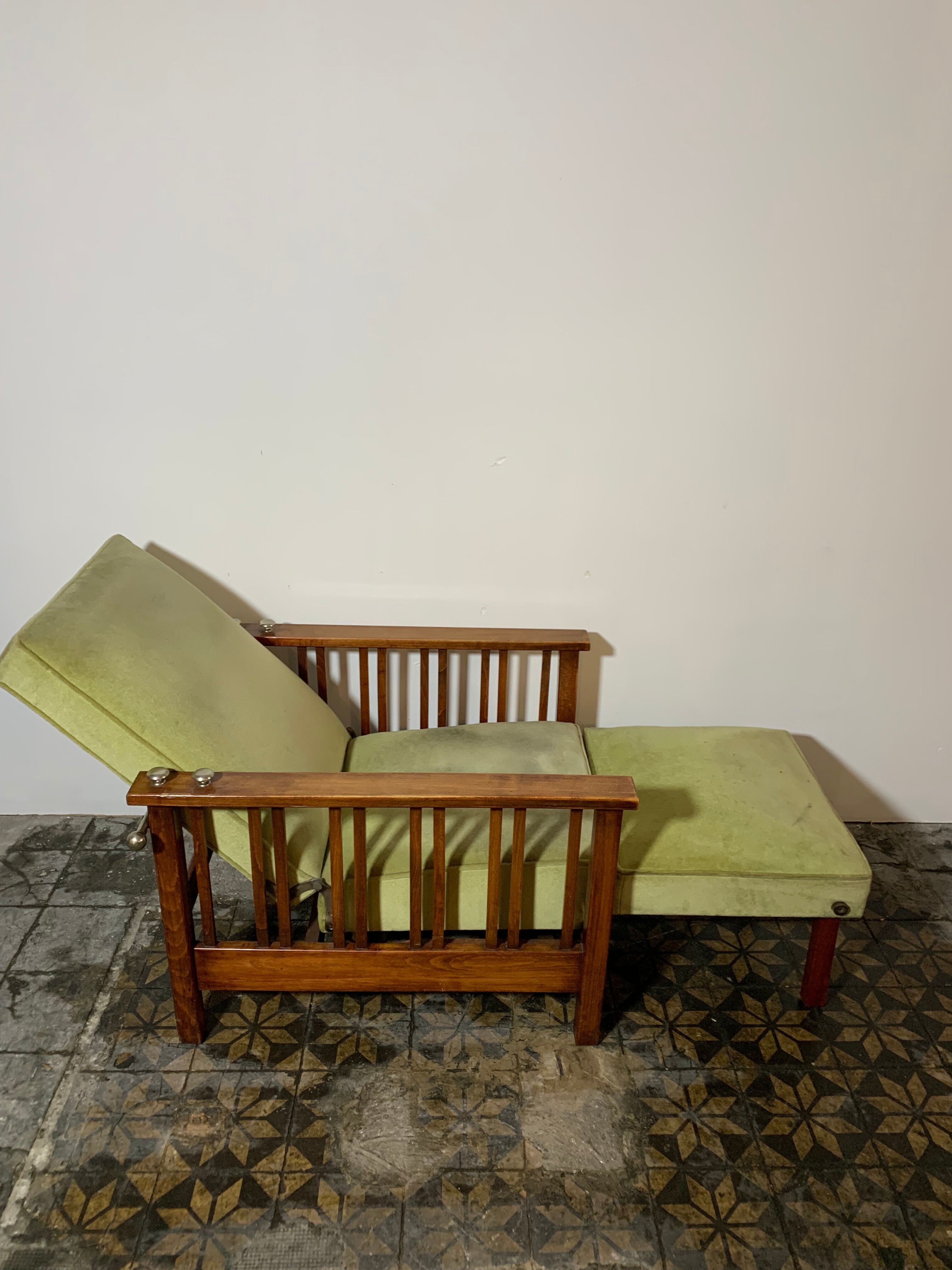 Art Deco armchair with system