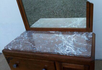 Commode avec miroir