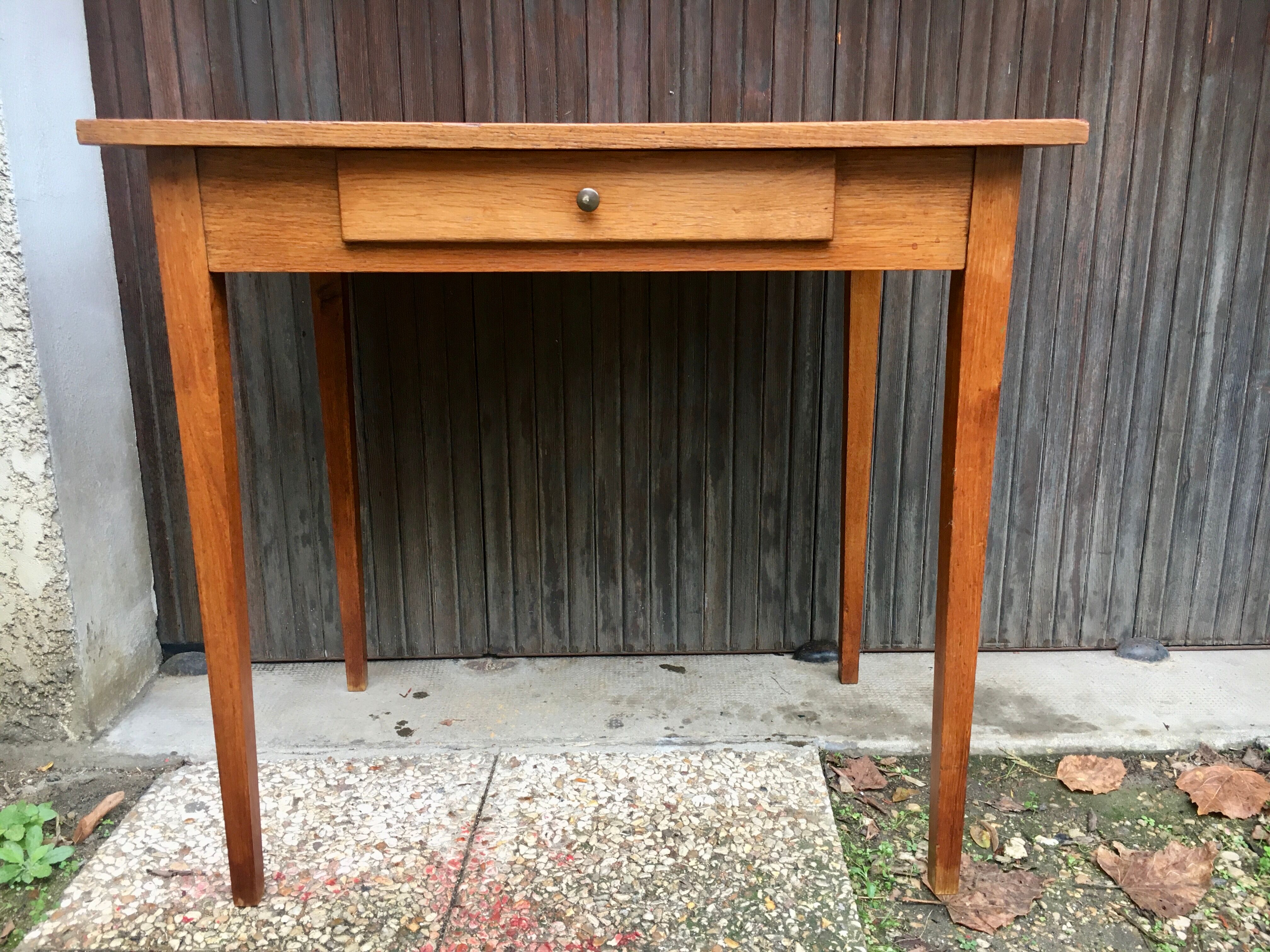 Vintage oak desk