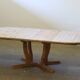 Rainer Daumiller Style Solid Extendable Pinewood Dining Table, 1980's Dyrlu
