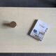 Vintage coffee table in travertine