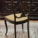 Napoleon III chair in blackened wood