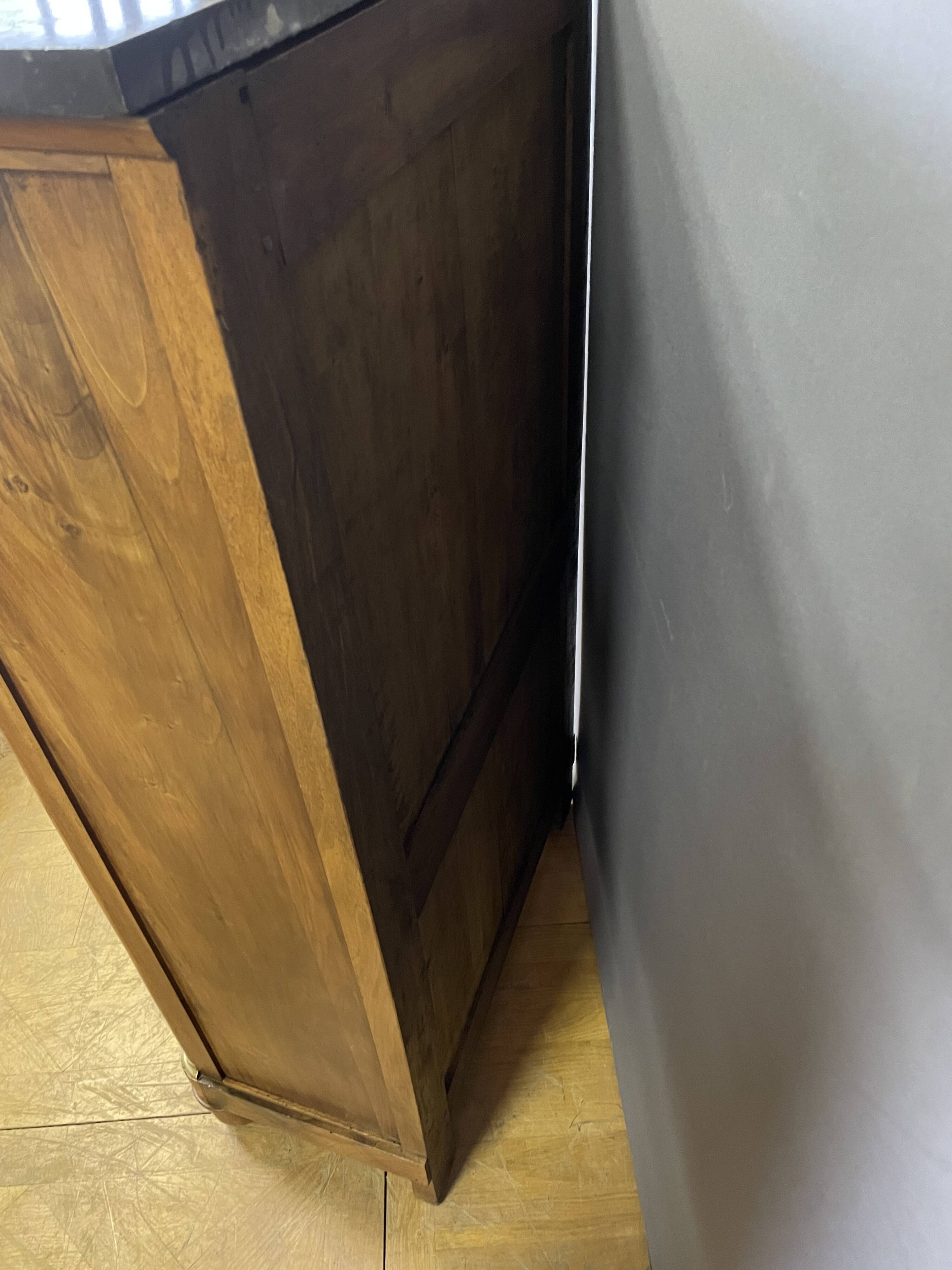 Empire period walnut secretary