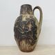 Vintage Scheurich west Germany vase with horse decor , 1970s