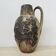 Vintage Scheurich west Germany vase with horse decor , 1970s