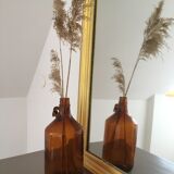 Orange glass canister