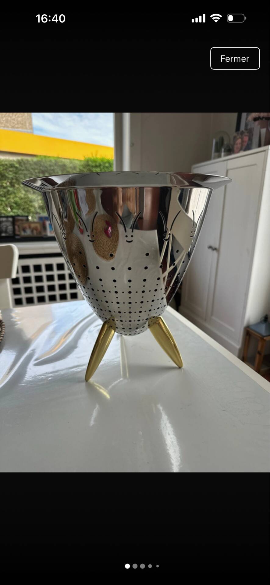 Passoire / Seau à champagne Max le Chinois - Alessi par Philippe Starc