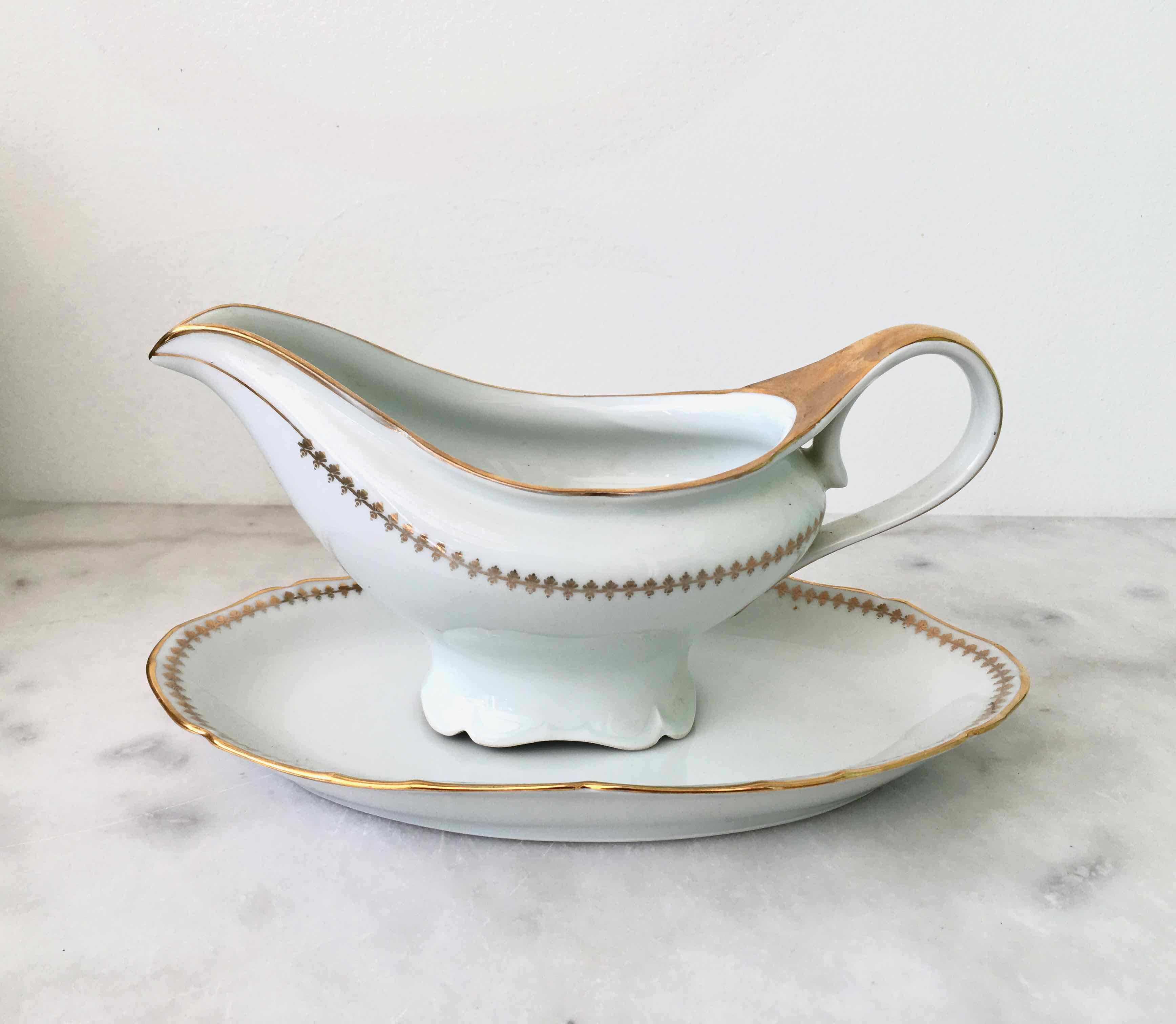 Plate service for 8 in Sologne porcelain