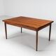 Niels Otto Moller large extendable dining table rosewood Denmark 1960