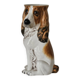 Vintage ceramic dog umbrella stand