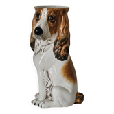Vintage ceramic dog umbrella stand