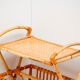 Vintage magazine door in rattan 1960s