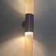 Pair of metal and Murano glass wall lights, 1980