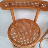 4 vintage bentwood stools and canning