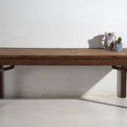 Table, banc ancien en bois de pin – Chine, circa 1900