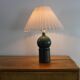 Sixties danish design ceramic tablelamp by Marianne Starck