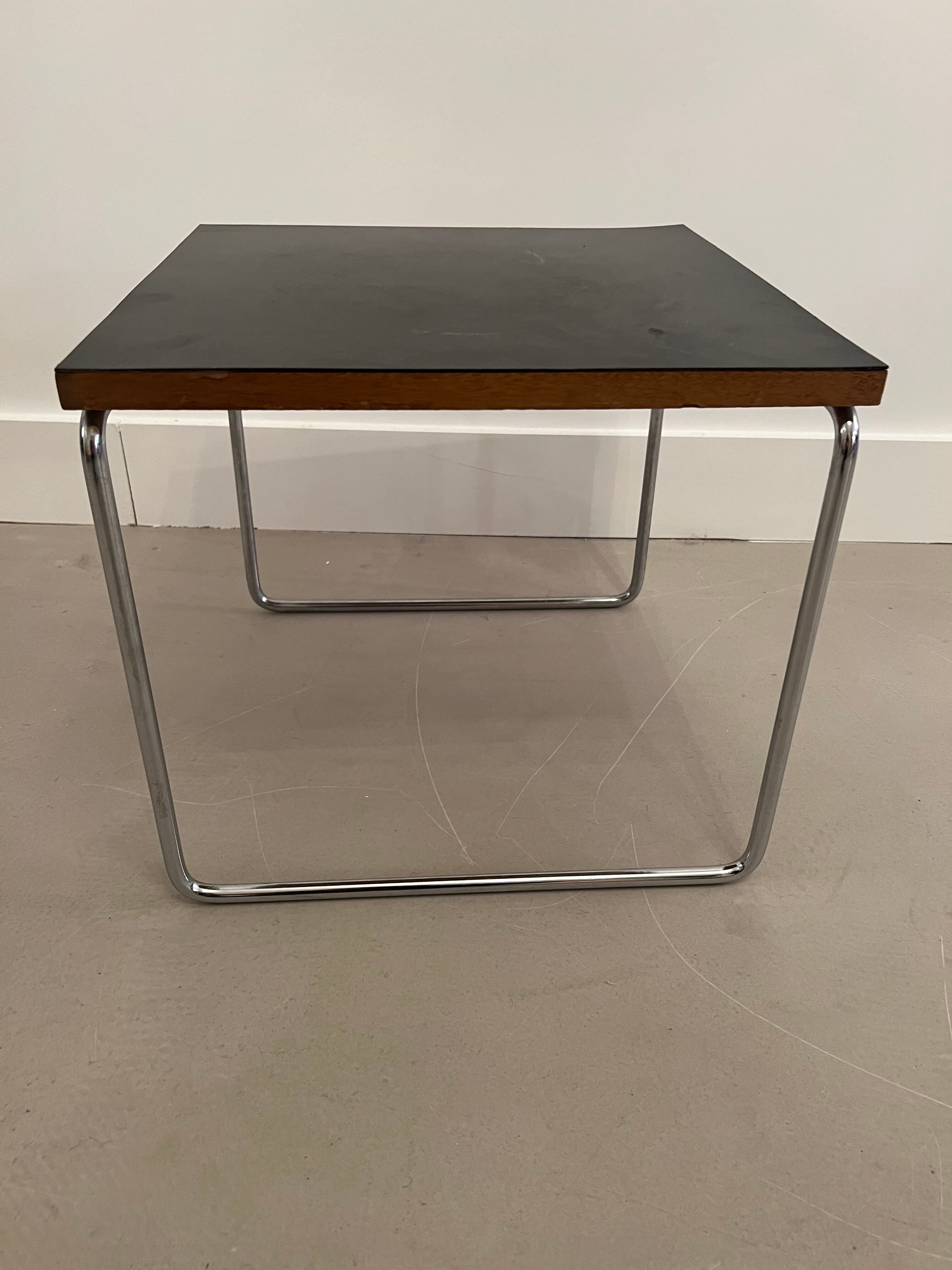 Coffee table by Pierre Guariche for Steiner, Volante model, end of sofa design 1950