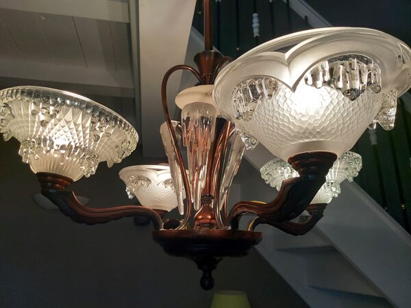 Lustre Vintage Art déco années 1950