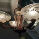 Vintage Art Deco chandelier 1950s