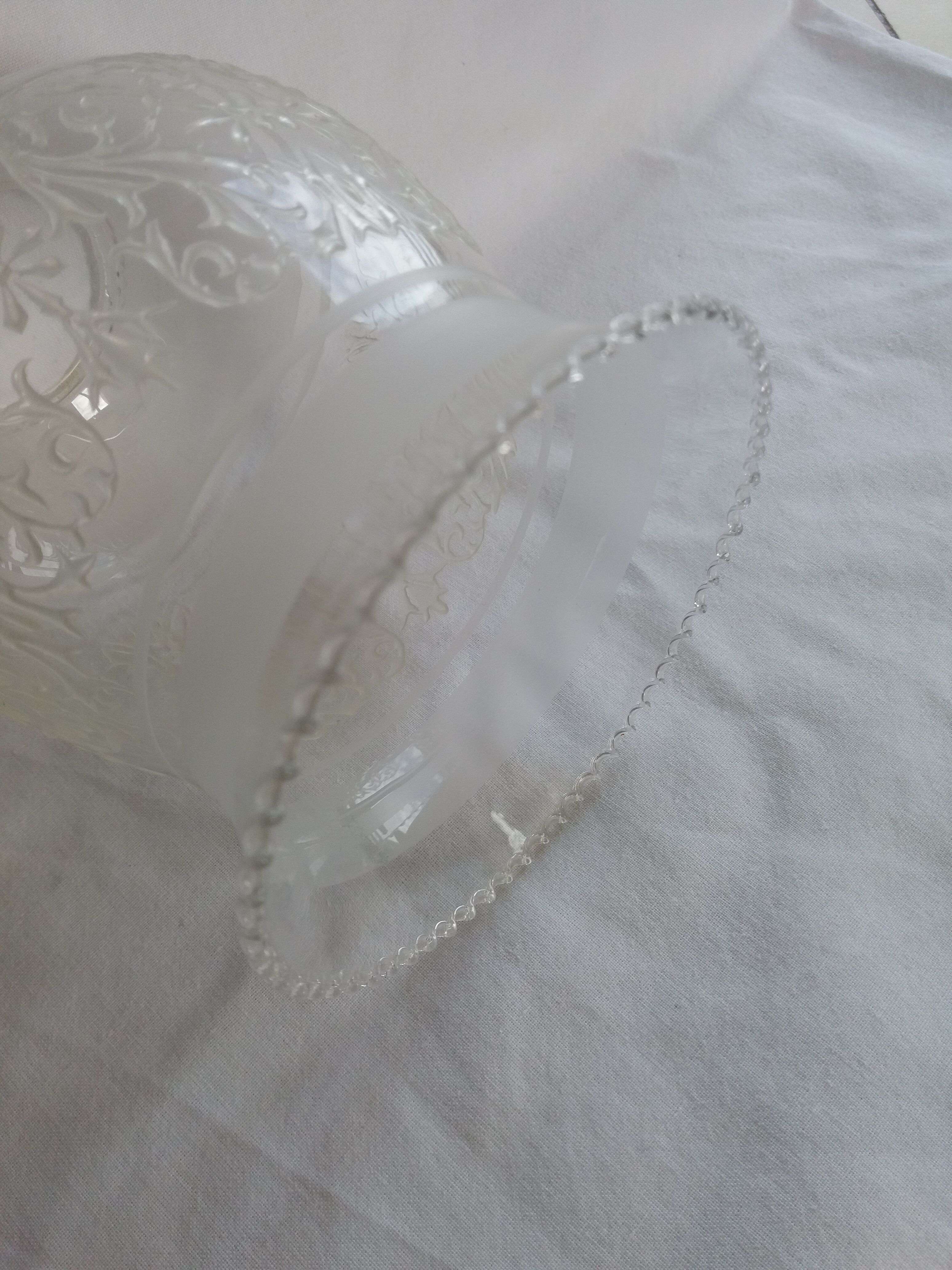 Tulip lampshade blown glass wall lamp