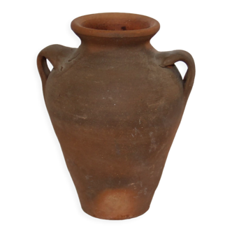 Old little terracotta jar