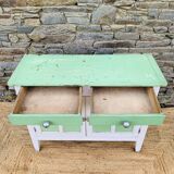 Green and white Parisian buffet