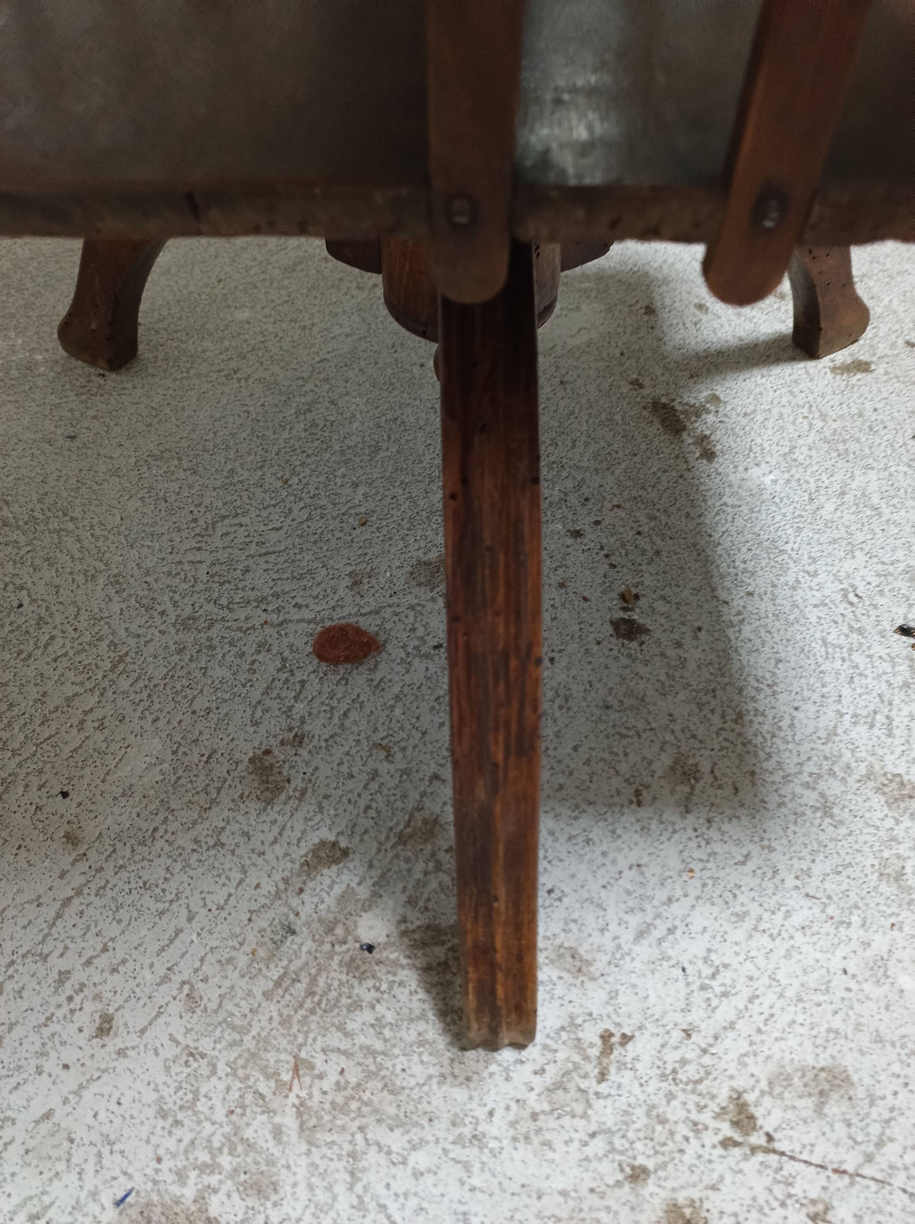 Art Nouveau style revolving bookcase