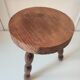Wood tripod stool