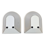 Pair of vintage Prisma wall lights, space age Memphis 80s, bedside night light