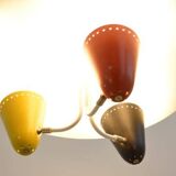 Pendant lamp from the 1950s by h. busquet for hala zeist