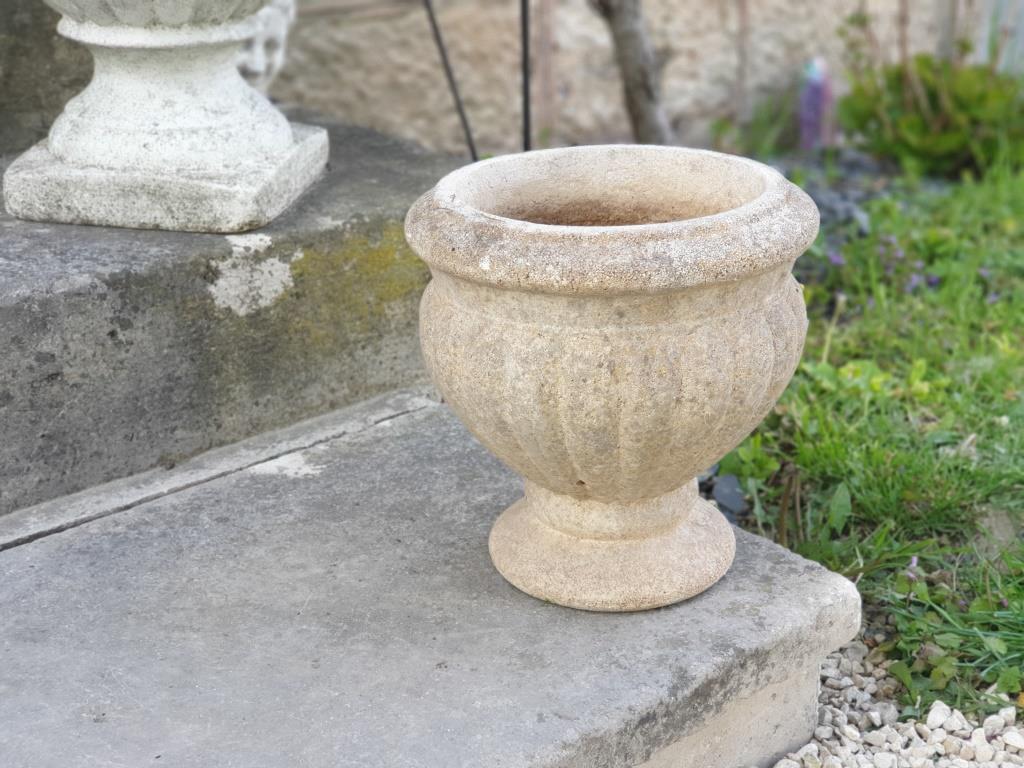 Medici vase in reconstructed stone