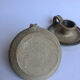 Handcrafted stoneware candle holders