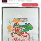 Wharol / Basquiat collaboration screen print