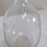 Carafe avec bouchon en verre ancienne
