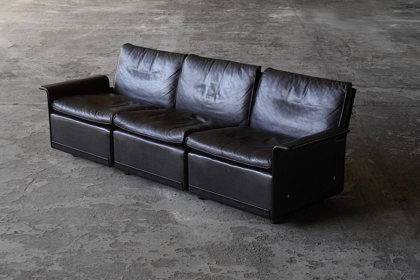 Dieter Rams 3-seater sofa for Vitsoe, Germany 1990s