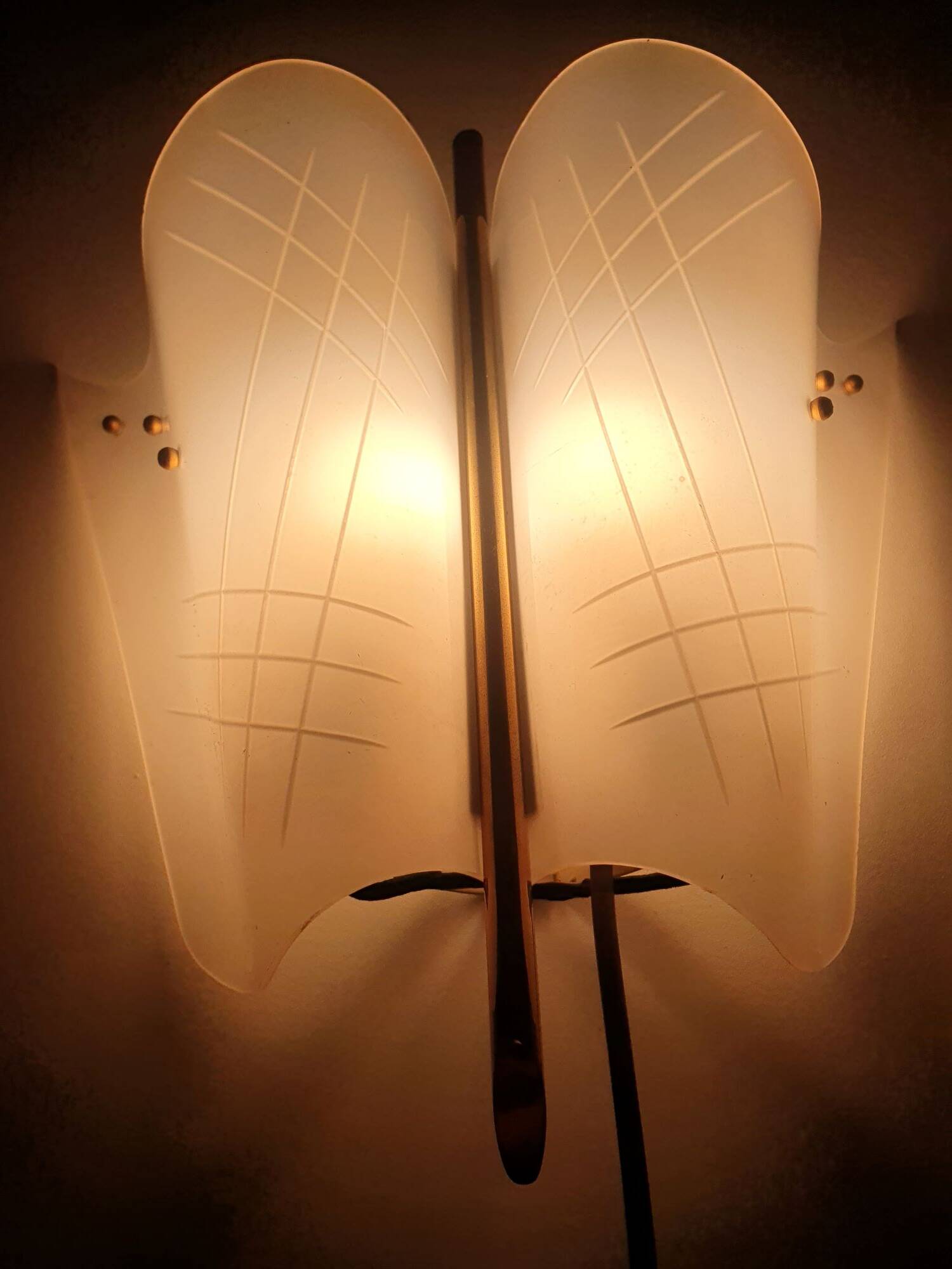 Pair of 50s Rockabilly Butterfly Wall Lights