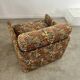 Old floral pattern armchair design Wittmann Austria Josef Hauffmann vintage